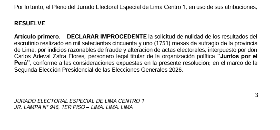 Resolución