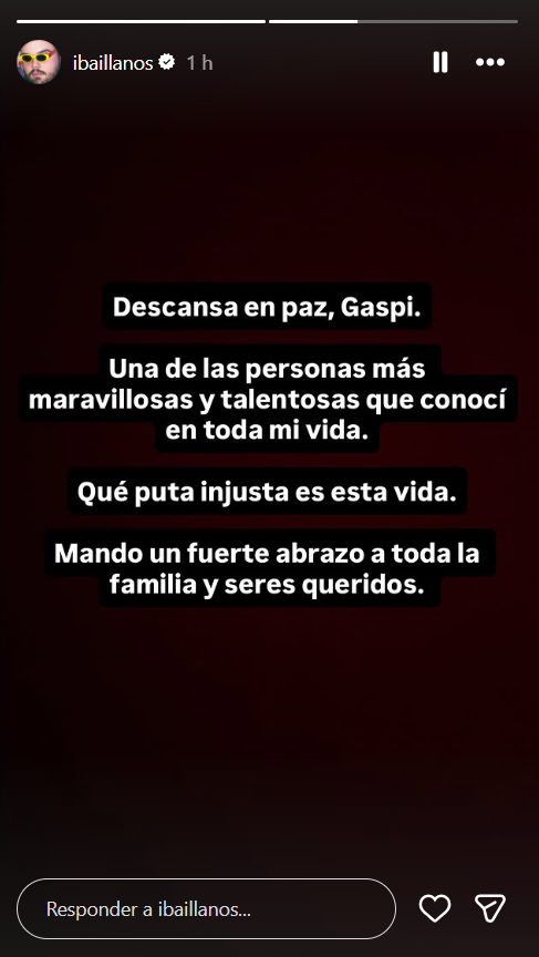 Reacción y despedida de Ibai Llanos.
