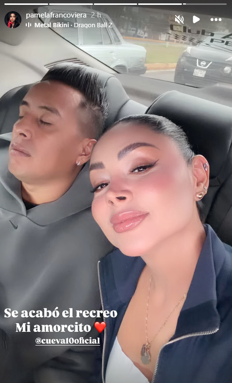 Mensaje de Pamela Franco en Instagram.