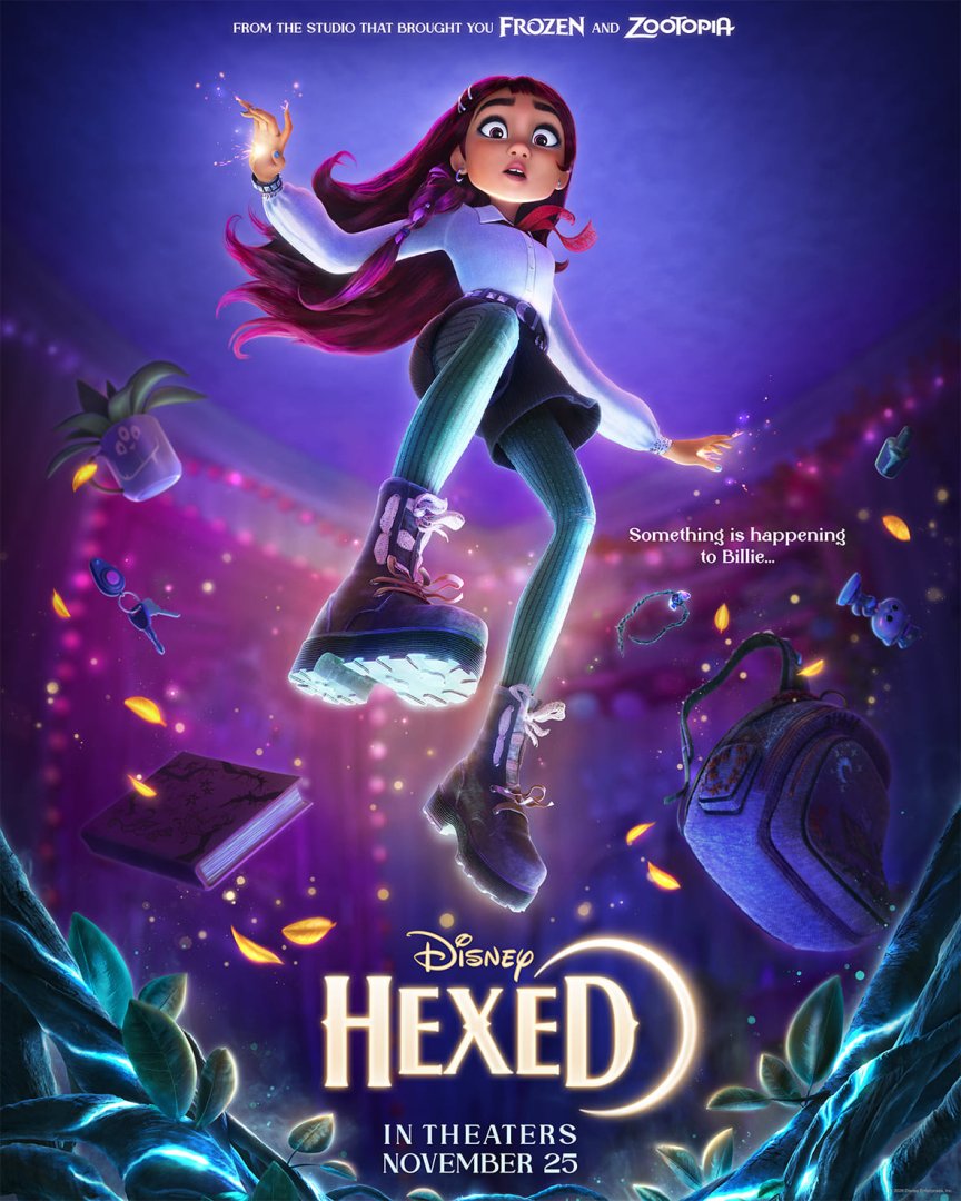 Disney publicó este martes 16 de junio el primer teaser y poster oficial de "Hexed", su próxima producción animada original.