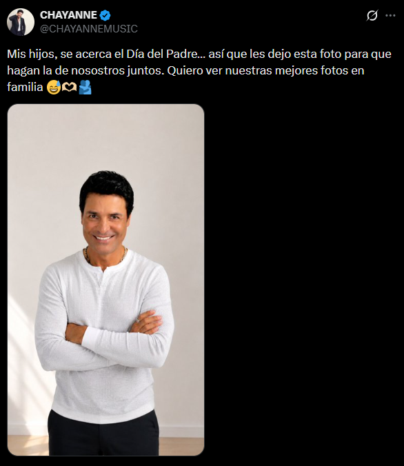 Mensaje de Chayanne