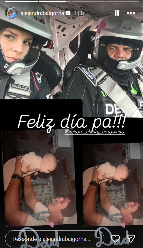 Alejandra Baigorria ignora a Said en el Día del Padre