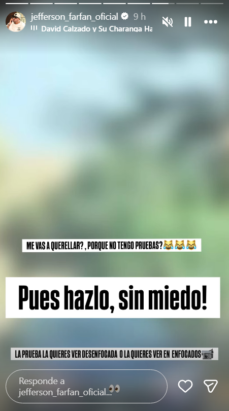 Jefferson Farfán vuelve a retar a Magaly