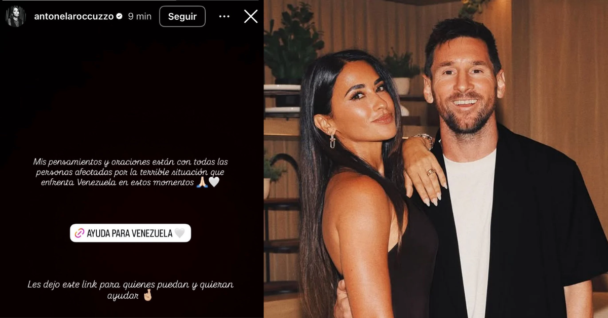Mensaje publicado en la cuenta oficial de Antonela Roccuzzo a trav�s de la red social Instagram.