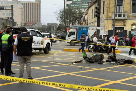 Accidente en Av. Alfonso Ugarte