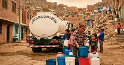 Sedapal confirma corte de agua en Lima.