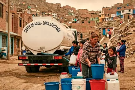 Sedapal confirma corte de agua en Lima.