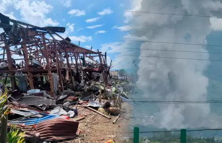 Explosi�n en almac�n minero en Myanmar.