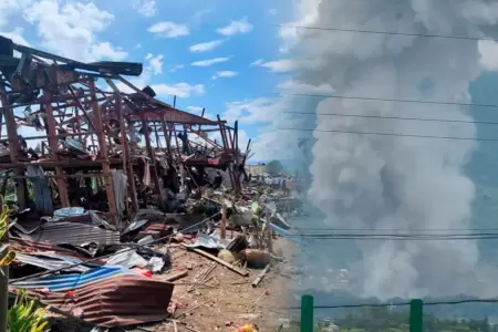 Explosi�n en almac�n minero en Myanmar.