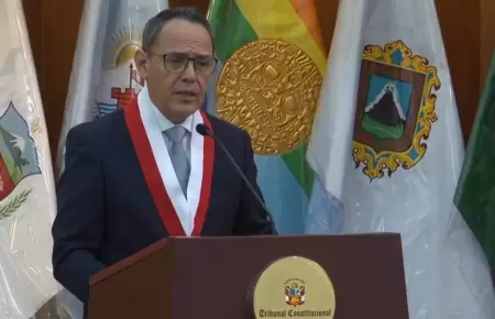 Helder Dom�nguez asume la presidencia del TC