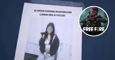Menor desaparecida
