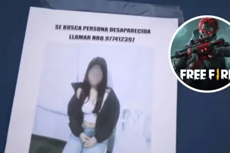 Menor desaparecida