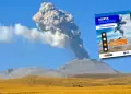 �Atenci�n Arequipa!: IGP advierte alerta naranja tras emisi�n de cenizas del volc�n Sabancaya