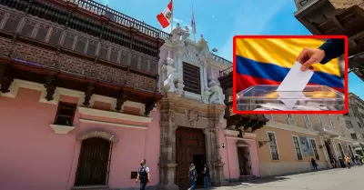 Per� saluda a Colombia por el desarrollo de su primera vuelta presidencial.