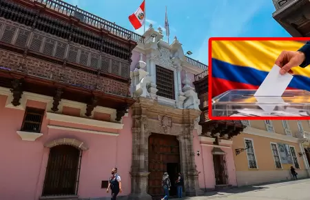 Per� saluda a Colombia por el desarrollo de su primera vuelta presidencial.