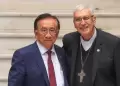 Jos� Balc�zar se re�ne con cardenal Castillo y afina detalles previo a su visita al papa Le�n XIV en el Vaticano