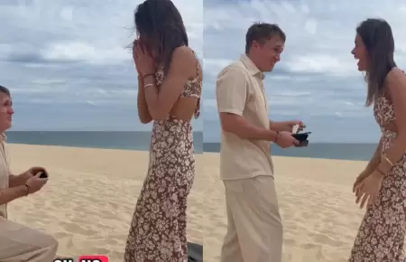 Novio se hace del ba�o en plena pedida de mano