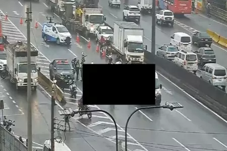 Joven pareja fallece tras grave accidente en moto en el paradero Acho.