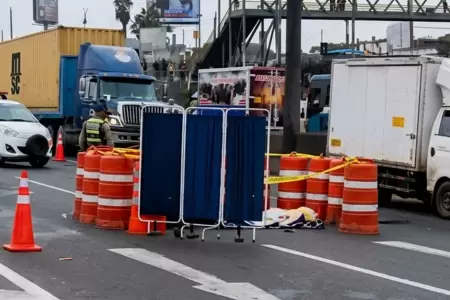 Joven pareja fallece tras grave accidente en moto en el paradero Acho.