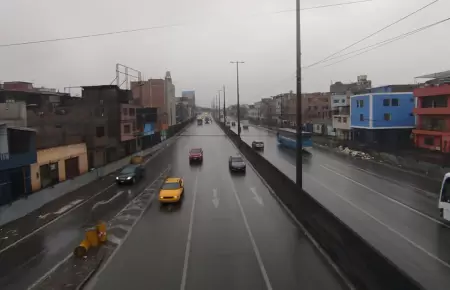 Llovizna sorprende a lime�os en junio.