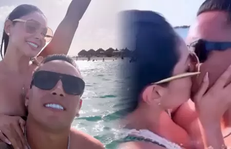 Pamela Franco y Christian Cueva de viaje a Panam�.