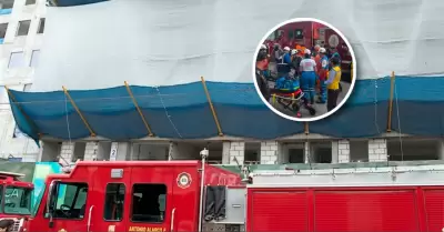 El obrero muri� tras derrumbe.