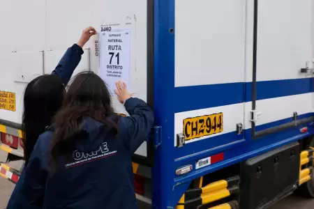 ONPE ultima detalles para el traslado del material electoral a Lima y Callao.