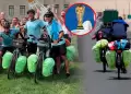 Tres amigos viajan de Argentina a EE.UU. en bicicleta rumbo al Mundial 2026 para ver a su selecci�n