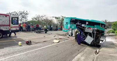 El accidente dej� 6 muertos.