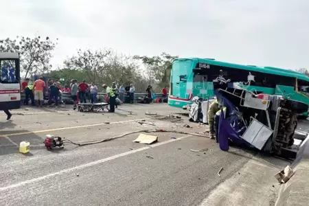 El accidente dej� 6 muertos.