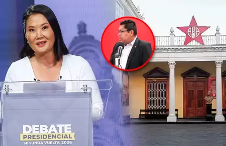 Gran sector del APRA considera a Fujimori como el mal menor.