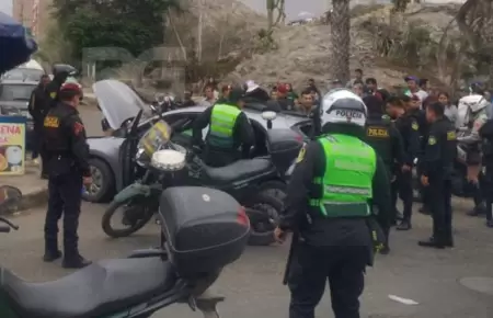 Violenta balacera con arma de guerra en Comas dej� un fallecido.
