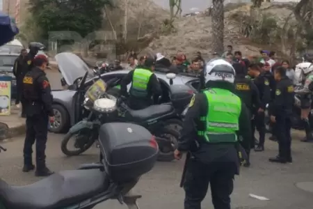 Violenta balacera con arma de guerra en Comas dej� un fallecido.