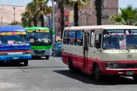 Transporte p�blico en Tacna.