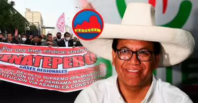 Acuerdo con Fenatep incluye liberaci�n de Pedro Castillo.