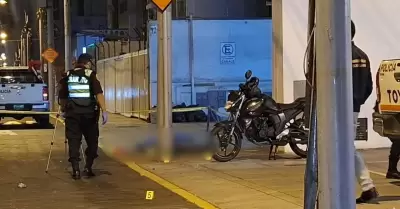 Joven universitario muere en accidente de tr�nsito en la avenida Arequipa