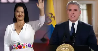 Iv�n Duque y Keiko Fujimori