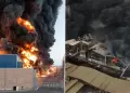 Emergencia en Lur�n: Incendio de grandes proporciones consume f�brica en zona industrial del distrito
