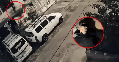 Ladr�n queda gravemente herido al caer del tercer piso de vivienda