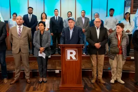 El excandidato exhort� votar por Fujimori.