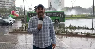 El accidente ocurri� en vivo.