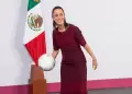 Claudia Sheinbaum: Periodista sufri� una ca�da al intentar atrapar una pelota lanzada por la presidenta