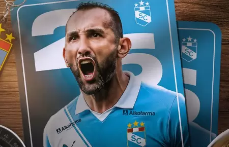 Hern�n Barcos fue anunciado como nuevo jugador de Sporting Cristal.