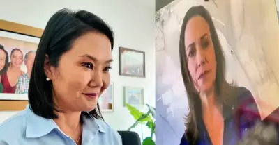 Keiko se comunica con Mar�a Corina Machado