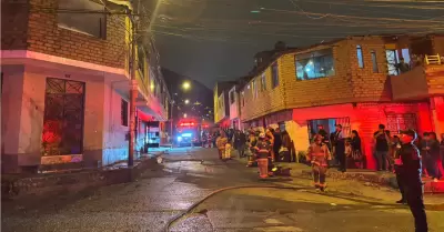 Familia queda en situaci�n de callas tras incendio