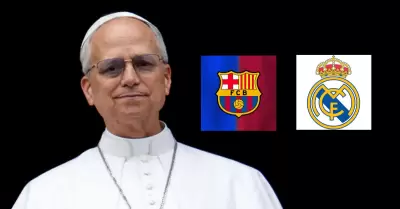 Le�n XIV sorprendi� al revelar su hinchaje entre Barcelona y Real Madrid.
