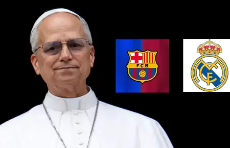 Le�n XIV sorprendi� al revelar su hinchaje entre Barcelona y Real Madrid.