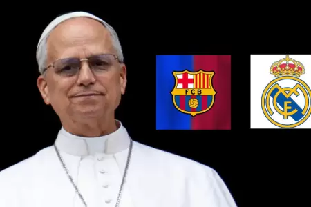Le�n XIV sorprendi� al revelar su hinchaje entre Barcelona y Real Madrid.