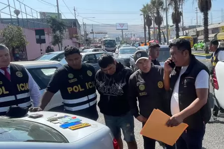 Captura a banda de delincuentes en Tacna.