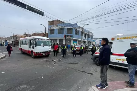 Accidentes en Tacna.
